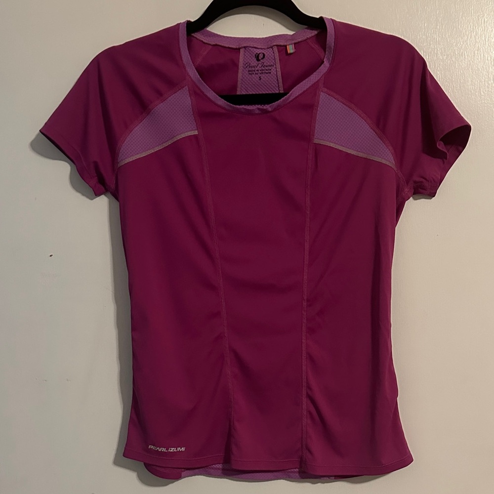 Pearl Izumi Magenta Short Sleeve Women's Top